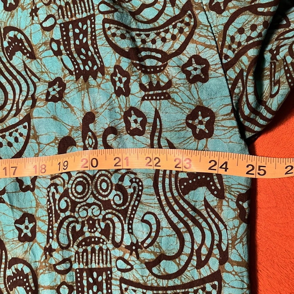 ❌SOLD❌Bali Bagus Batik Collection 100% Cotton Open Front Wide Arms - Picture 6 of 9